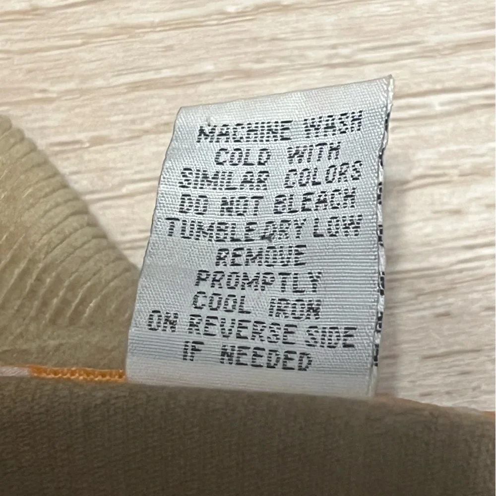 Tulle‎ Anthropologie Vintage Y2K Tan Corduroy Cropped Fitted Jacket Women Sz M